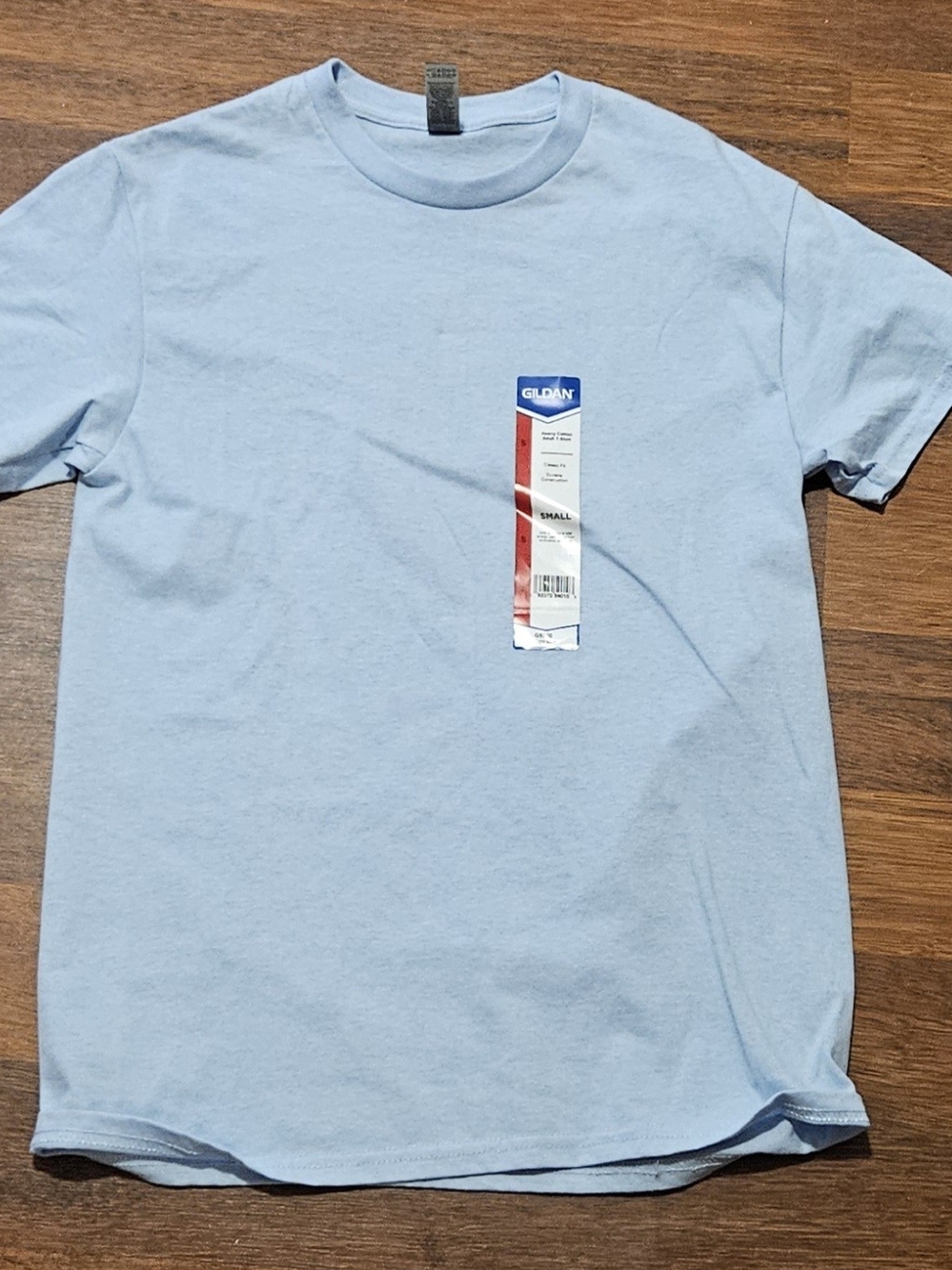 NWT GILDAN mens short Sleeve T-SHIRT SIZE SMALL COLOR BLUE LS4D